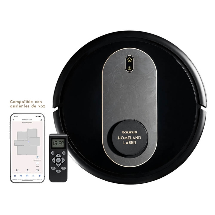 Taurus Robot Vacuum Cleaner Homeland Laser APP i gruppen HEM, HUSHÅLL & TRÄDGÅRD / Städprodukter / Dammsugare & Tillbehör / Robotdammsugare hos TP E-commerce Nordic AB (C01784)