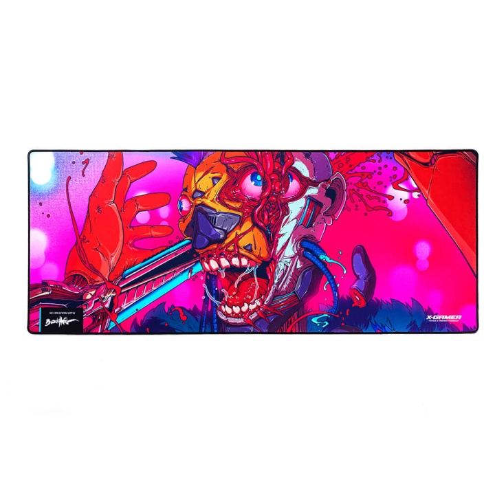 X-GAMER Musmatta Cyber Bot 1100x450 i gruppen DATORER & KRINGUTRUSTNING / Gaming / Musmattor hos TP E-commerce Nordic AB (C01797)