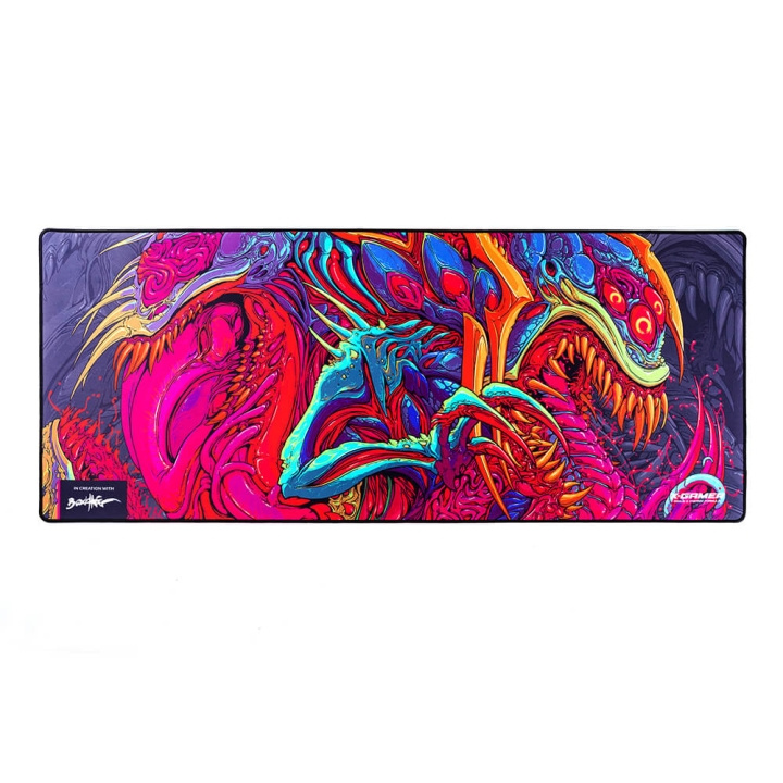 X-GAMER Musmatta Hyper Beast 1100x450 i gruppen DATORER & KRINGUTRUSTNING / Gaming / Musmattor hos TP E-commerce Nordic AB (C01799)