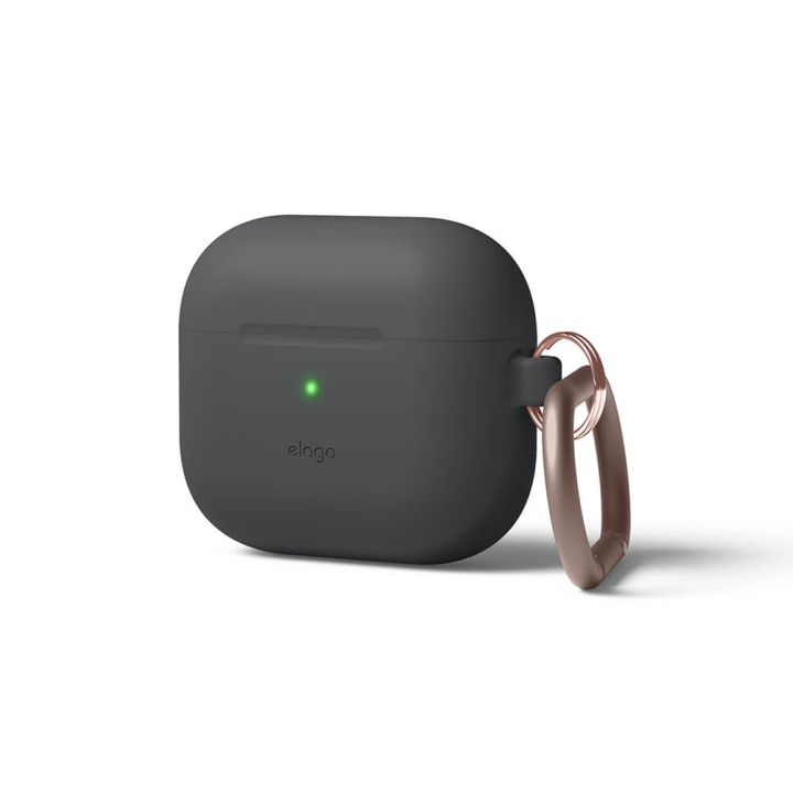 Elago AirPods 3 Silikonfodral Mörkgrå i gruppen HEMELEKTRONIK / Ljud & Bild / Hörlurar & Tillbehör / Tillbehör hos TP E-commerce Nordic AB (C01819)