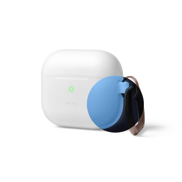 elago AirPods 3 Silikonfodral Nightglow Blue i gruppen HEMELEKTRONIK / Ljud & Bild / Hörlurar & Tillbehör / Tillbehör hos TP E-commerce Nordic AB (C01822)