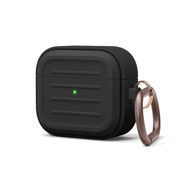 Elago AirPods 3 Armor Fodral Svart i gruppen HEMELEKTRONIK / Ljud & Bild / Hörlurar & Tillbehör / Tillbehör hos TP E-commerce Nordic AB (C01826)
