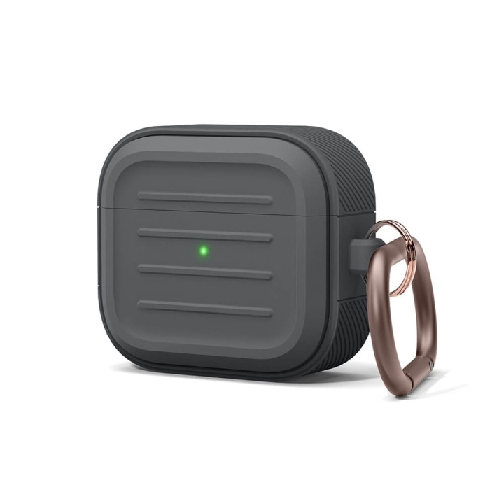 Elago AirPods 3 Armor Fodral Mörkgrå i gruppen HEMELEKTRONIK / Ljud & Bild / Hörlurar & Tillbehör / Tillbehör hos TP E-commerce Nordic AB (C01827)