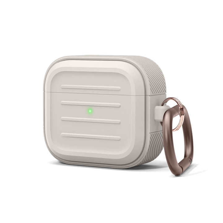 Elago AirPod 3 Armor Hang Case Stone i gruppen HEMELEKTRONIK / Ljud & Bild / Hörlurar & Tillbehör / Tillbehör hos TP E-commerce Nordic AB (C01828)