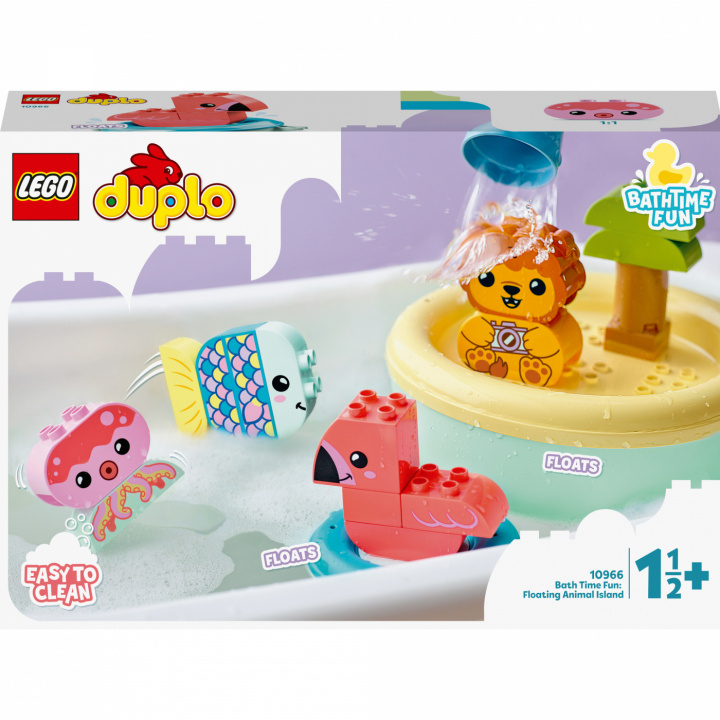 LEGO DUPLO - Skoj i badet Flytande ö med. 10966 i gruppen LEKSAKER, BARN- & BABYPRODUKTER / Leksaker / Byggleksaker / Lego hos TP E-commerce Nordic AB (C01862)