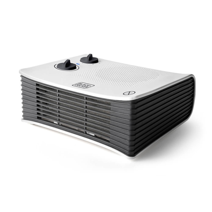 BLACK+DECKER Fan Heater 2000W White Flat i gruppen HEM, HUSHÅLL & TRÄDGÅRD / Fläktar & Klimatprodukter / Värmefläktar hos TP E-commerce Nordic AB (C01889)