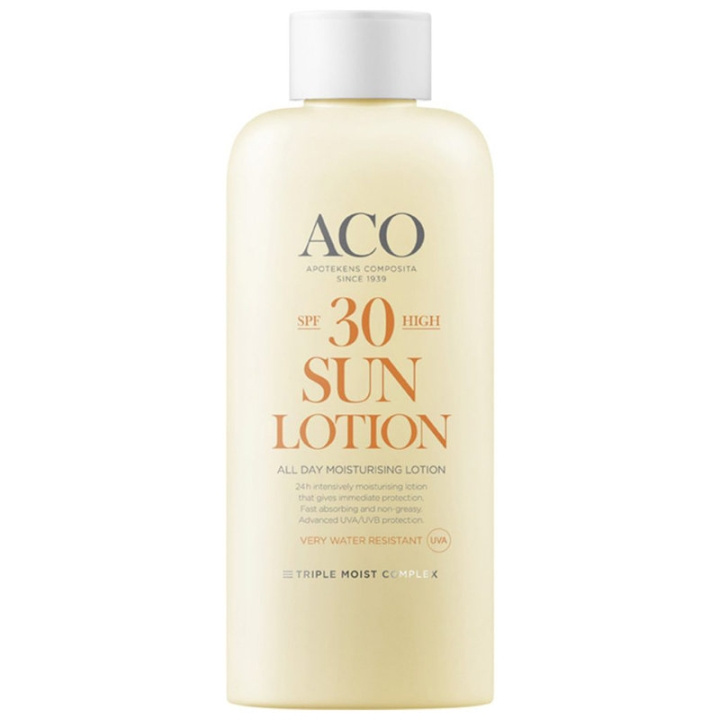 ACO Sun Lotion, Solkräm SPF30 300ml 300ml i gruppen SKÖNHET & HÄLSA / Hudvård / Solskydd & Tanning / Solskydd hos TP E-commerce Nordic AB (C01892)