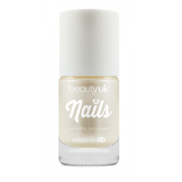 BeautyUK Beauty UK Candy Pearl Nail Polish - White i gruppen SKÖNHET & HÄLSA / Manikyr/Pedikyr / Nagellack hos TP E-commerce Nordic AB (C02031)