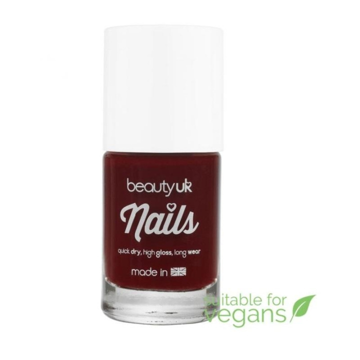 BeautyUK Beauty UK Nail Polish no.21 - Rouge Rendezvous i gruppen SKÖNHET & HÄLSA / Manikyr/Pedikyr / Nagellack hos TP E-commerce Nordic AB (C02068)