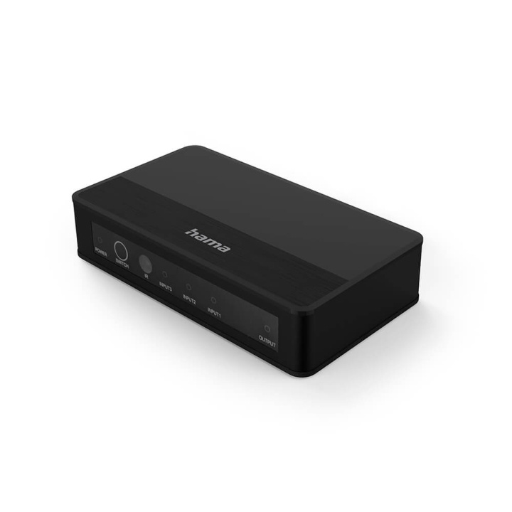 HAMA Switcher HDMI 3x1 4K i gruppen DATORER & KRINGUTRUSTNING / Datorkablar / Switchar & Splittrar hos TP E-commerce Nordic AB (C02183)