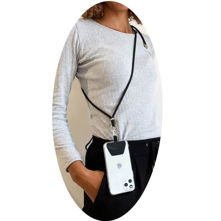 Onsala Neckstrap Universal Black i gruppen SMARTPHONE & SURFPLATTOR / Övriga tillbehör / Övrigt hos TP E-commerce Nordic AB (C02241)