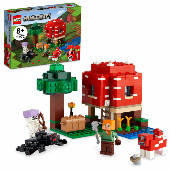 LEGO Minecraft - Svamphuset 21179 i gruppen LEKSAKER, BARN- & BABYPRODUKTER / Leksaker / Byggleksaker / Lego hos TP E-commerce Nordic AB (C02276)