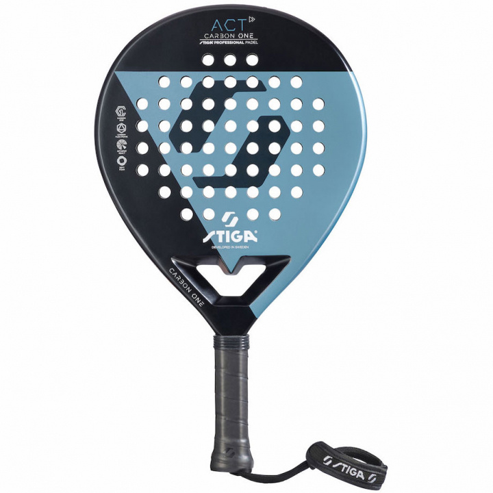 Stiga ACT Padelracket Svart Blå i gruppen SPORT, FRITID & HOBBY / Sportutrustning / Padelracket hos TP E-commerce Nordic AB (C02281)