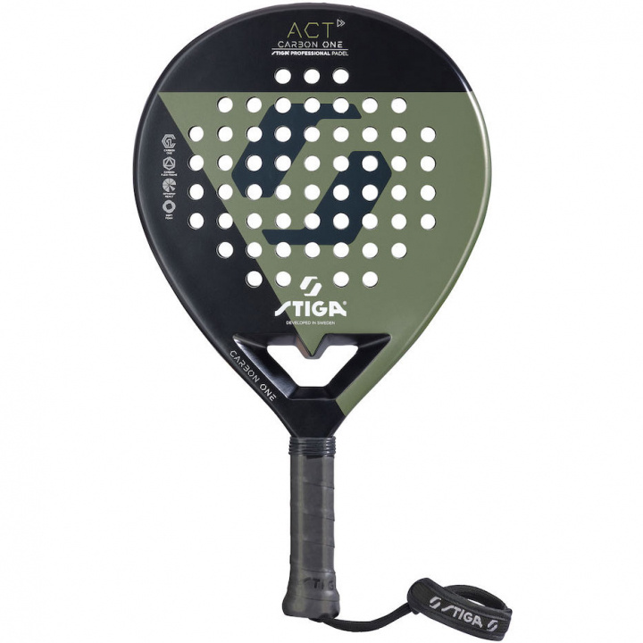 Stiga ACT Padelracket Svart Grön i gruppen SPORT, FRITID & HOBBY / Sportutrustning / Padelracket hos TP E-commerce Nordic AB (C02282)