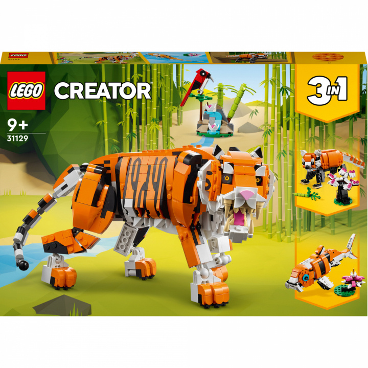 LEGO Creator - Majestätisk tiger 31129 i gruppen LEKSAKER, BARN- & BABYPRODUKTER / Leksaker / Byggleksaker / Lego hos TP E-commerce Nordic AB (C02289)