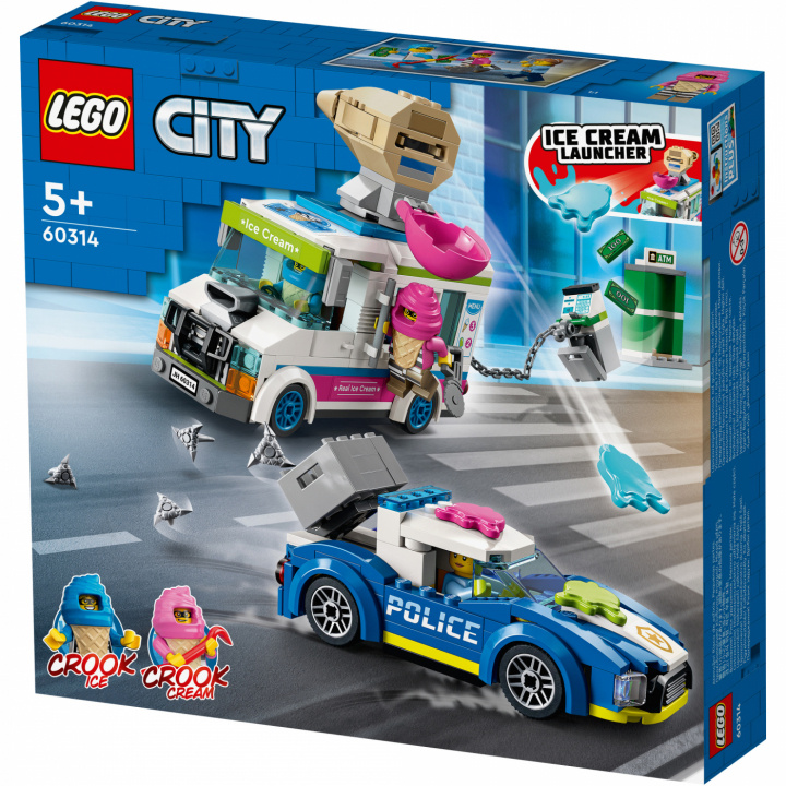 LEGO City Police 60314 - Polisjakt efter glassbil i gruppen LEKSAKER, BARN- & BABYPRODUKTER / Leksaker / Byggleksaker / Lego hos TP E-commerce Nordic AB (C02306)