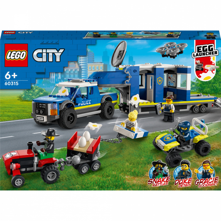 LEGO City - Polisens mobila kommandofordon 60315 i gruppen LEKSAKER, BARN- & BABYPRODUKTER / Leksaker / Byggleksaker / Lego hos TP E-commerce Nordic AB (C02307)