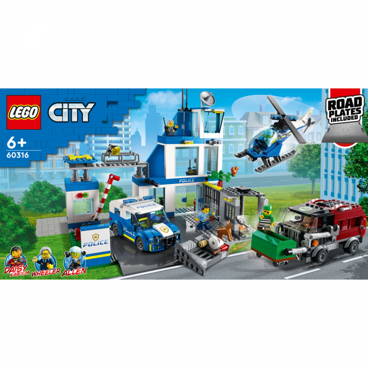 LEGO City Police - Polisstation 60316 i gruppen LEKSAKER, BARN- & BABYPRODUKTER / Leksaker / Byggleksaker / Lego hos TP E-commerce Nordic AB (C02308)
