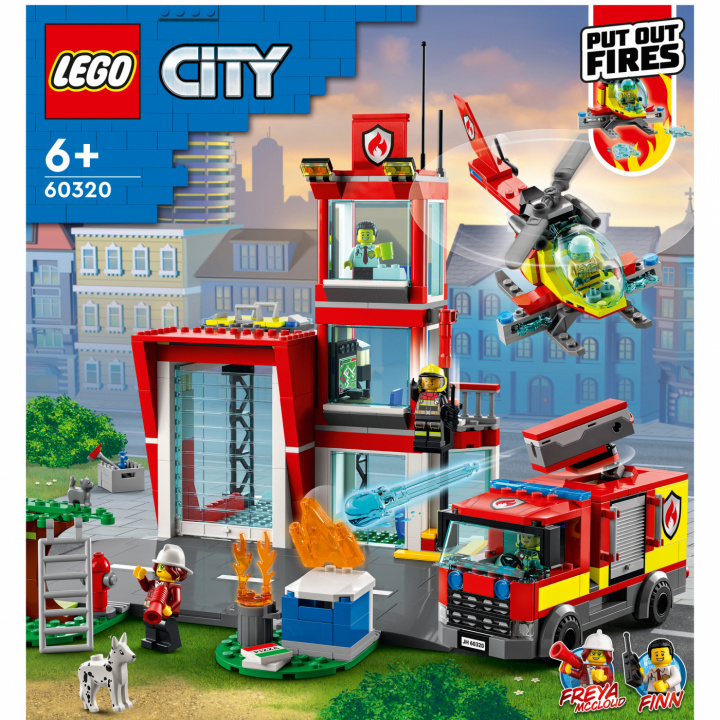LEGO City Fire - Brandstation 60320 i gruppen LEKSAKER, BARN- & BABYPRODUKTER / Leksaker / Byggleksaker / Lego hos TP E-commerce Nordic AB (C02311)
