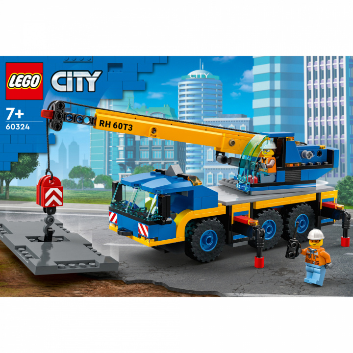LEGO City Great Vehicles - Mobilkran 60324 i gruppen LEKSAKER, BARN- & BABYPRODUKTER / Leksaker / Byggleksaker / Lego hos TP E-commerce Nordic AB (C02313)
