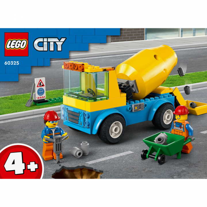 LEGO City Great Vehicles - Cementblandare 60325 i gruppen LEKSAKER, BARN- & BABYPRODUKTER / Leksaker / Byggleksaker / Lego hos TP E-commerce Nordic AB (C02314)