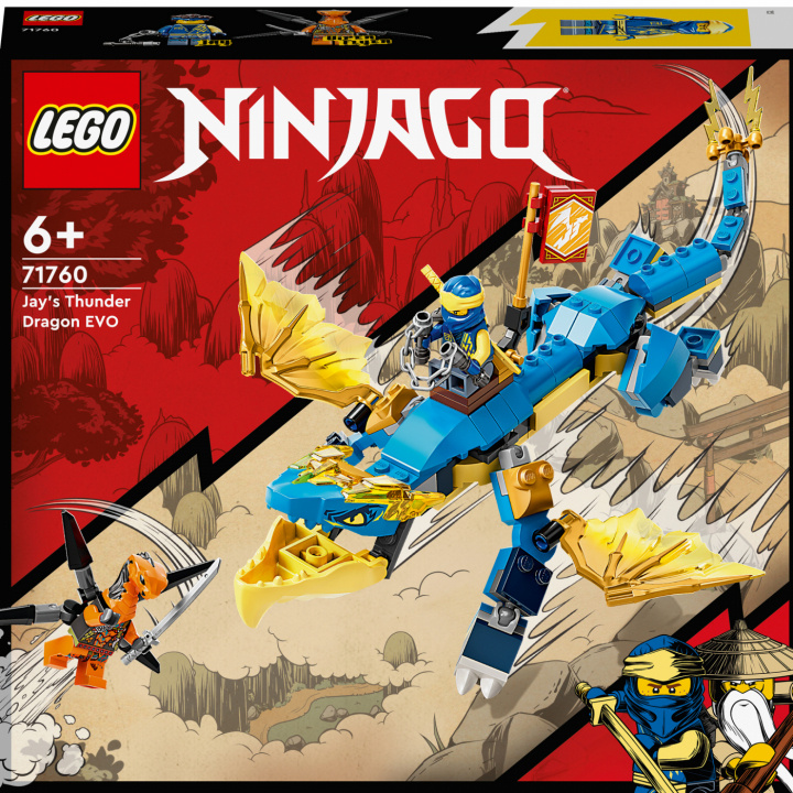 LEGO Ninjago - Jays åskdrake EVO 71760 i gruppen LEKSAKER, BARN- & BABYPRODUKTER / Leksaker / Byggleksaker / Lego hos TP E-commerce Nordic AB (C02320)