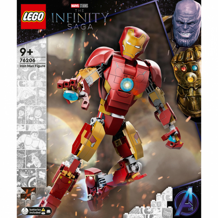 LEGO Super Heroes - Iron Man figur 76206 i gruppen LEKSAKER, BARN- & BABYPRODUKTER / Leksaker / Byggleksaker / Lego hos TP E-commerce Nordic AB (C02331)