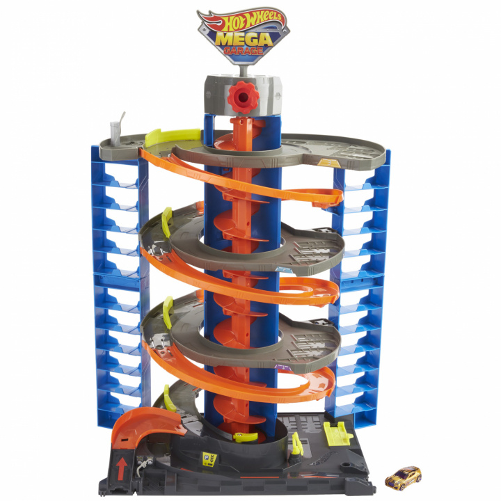 Hot Wheels City Mega Garage 2021 i gruppen LEKSAKER, BARN- & BABYPRODUKTER / Leksaker / Leksaker hos TP E-commerce Nordic AB (C02338)