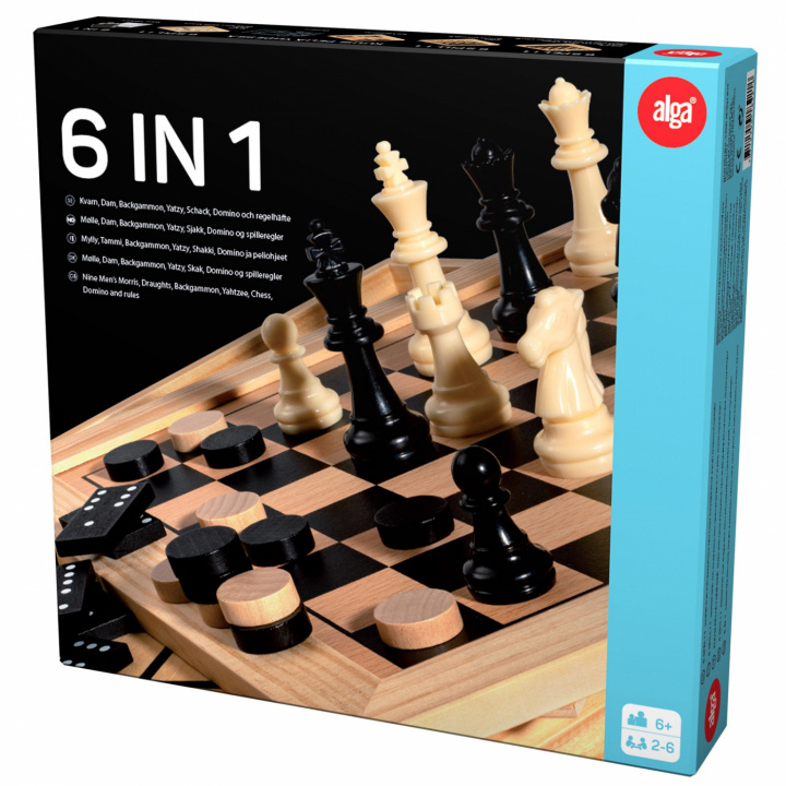 Alga 6 I 1 Spel Alga 30x30cm i gruppen LEKSAKER, BARN- & BABYPRODUKTER / Spel / Sällskapsspel hos TP E-commerce Nordic AB (C02402)