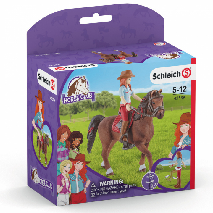 Schleich Horse Club Hannah & Cayenne 42539 i gruppen LEKSAKER, BARN- & BABYPRODUKTER / Leksaker / Leksaker hos TP E-commerce Nordic AB (C02406)