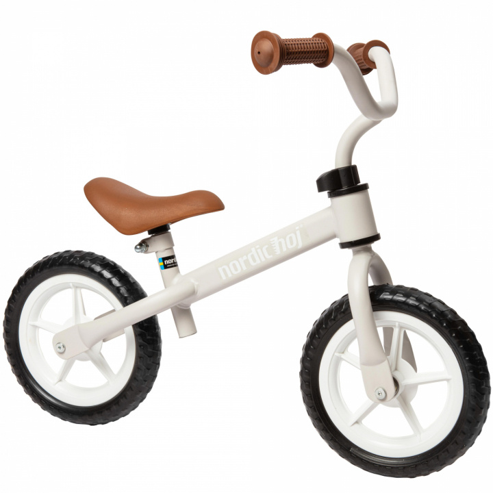 Nordic Hoj Springcykel Off-White i gruppen LEKSAKER, BARN- & BABYPRODUKTER / Uteleksaker / Cyklar & Sparkcyklar hos TP E-commerce Nordic AB (C02419)