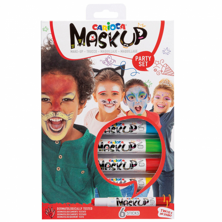 Kärnan Carioca Mask up Classic 6-pack i gruppen LEKSAKER, BARN- & BABYPRODUKTER / Leksaker / Maskeradkläder hos TP E-commerce Nordic AB (C02722)