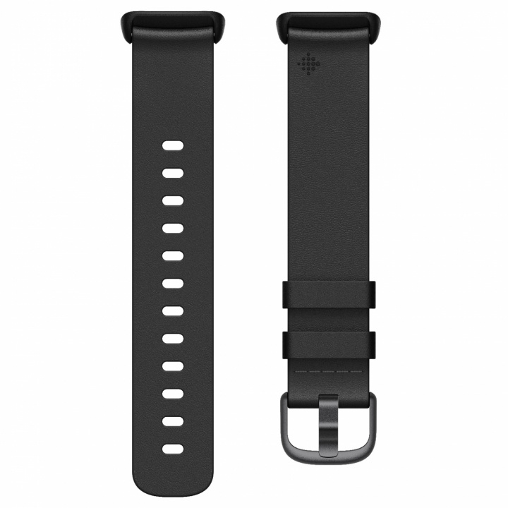 Fitbit Charge 5/6 Leather Band Black (L) i gruppen SPORT, FRITID & HOBBY / Smartwatch & Aktivitetsarmband / Tillbehör hos TP E-commerce Nordic AB (C02736)