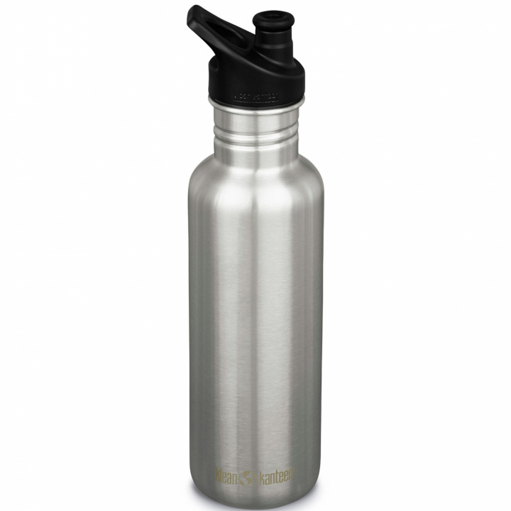 Klean Kanteen Classic 800ml (w/Sport Cap) Brushed Stainless i gruppen SPORT, FRITID & HOBBY / Friluftsliv / Termosar & Vattenflaskor hos TP E-commerce Nordic AB (C02761)