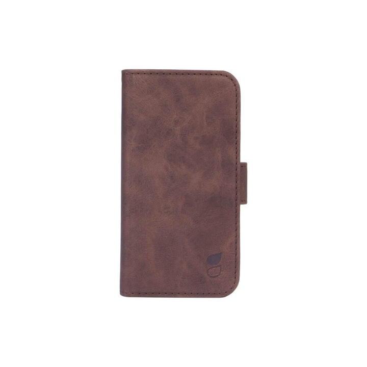 Gear Mobile Wallet Brown Nubuck PU iPhone 12 Mini i gruppen SMARTPHONE & SURFPLATTOR / Mobilskydd / Apple / iPhone 12 Mini / Fodral hos TP E-commerce Nordic AB (C02800)