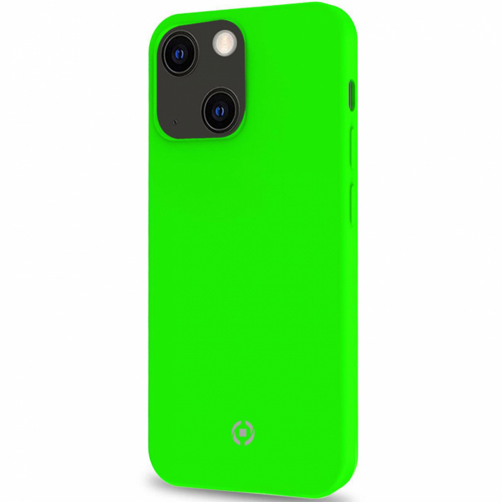Celly Cromo Soft rubber case iPhone 13 Fluo Green i gruppen SMARTPHONE & SURFPLATTOR / Mobilskydd / Apple / iPhone 13 / Skal hos TP E-commerce Nordic AB (C02812)