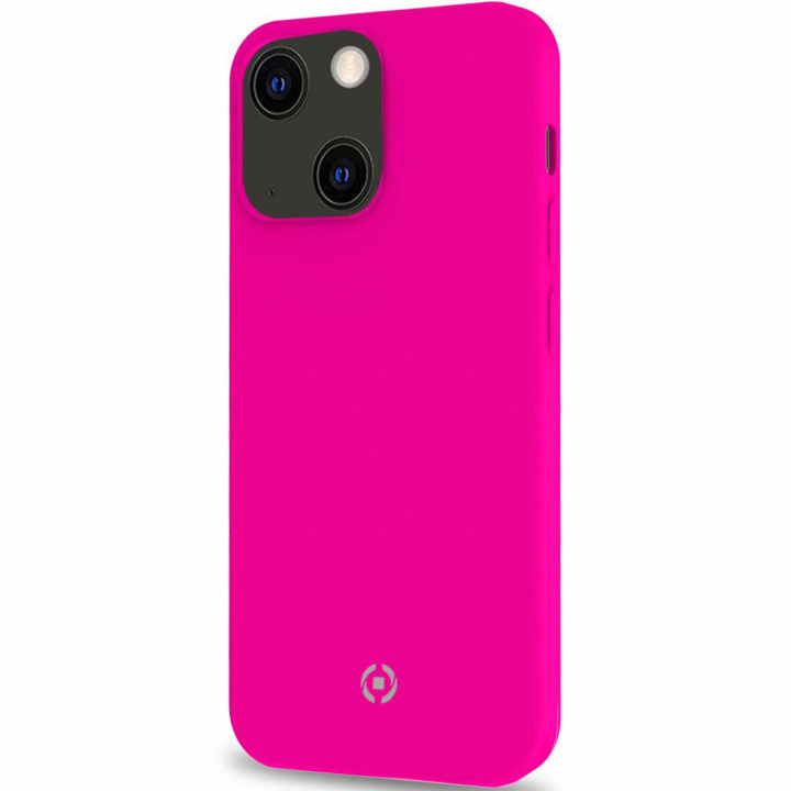 Celly Cromo Soft rubber case iPhone 13, Fluo Pink i gruppen SMARTPHONE & SURFPLATTOR / Mobilskydd / Apple / iPhone 13 / Skal hos TP E-commerce Nordic AB (C02813)