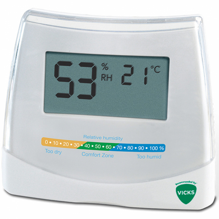 Vicks 2 in 1 Hygrometer & Termometer V70 i gruppen HEM, HUSHÅLL & TRÄDGÅRD / Fläktar & Klimatprodukter / Termometrar & Väderstationer hos TP E-commerce Nordic AB (C02825)