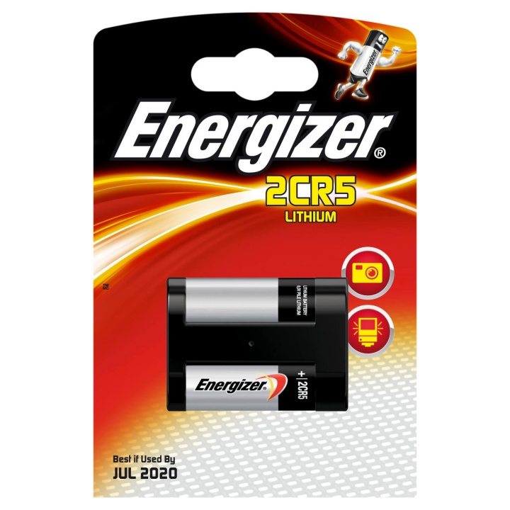 ENERGIZER Batteri 2CR5 Lithium 1-pack i gruppen HEMELEKTRONIK / Batterier & Laddare / Batterier / Övriga hos TP E-commerce Nordic AB (C02958)