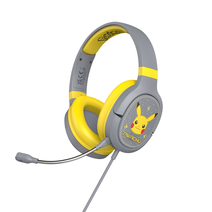 Pokemon Pikachu Gaming-Headset, Over Ear, Bom-mikrofon i gruppen DATORER & KRINGUTRUSTNING / Gaming / Headset hos TP E-commerce Nordic AB (C02977)
