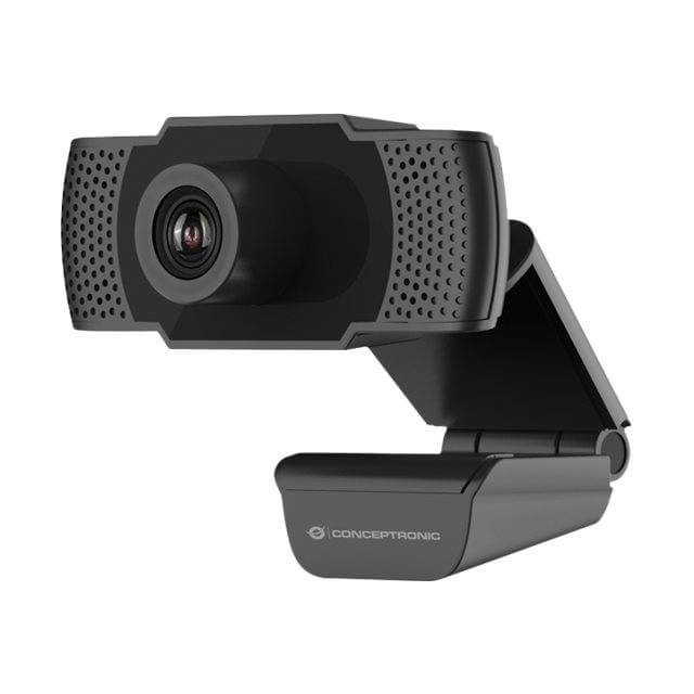 Produktfoto för Conceptronic AMDIS01B - Webbkamera - färg - 2 MP - 1920 x 1080 - 1080p - ljud - USB 2.0 - MJPEG, H.264, YUV