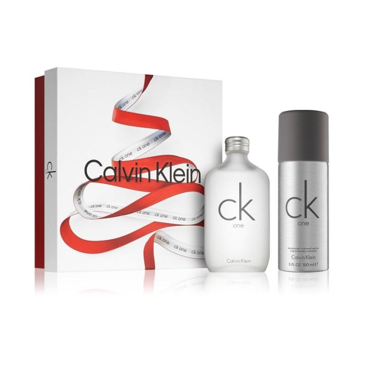 Giftset Calvin Klein Ck One Edt 100ml + Deo Spray 150ml i gruppen SKÖNHET & HÄLSA / Presentkit / Presentkit För Honom hos TP E-commerce Nordic AB (C03095)