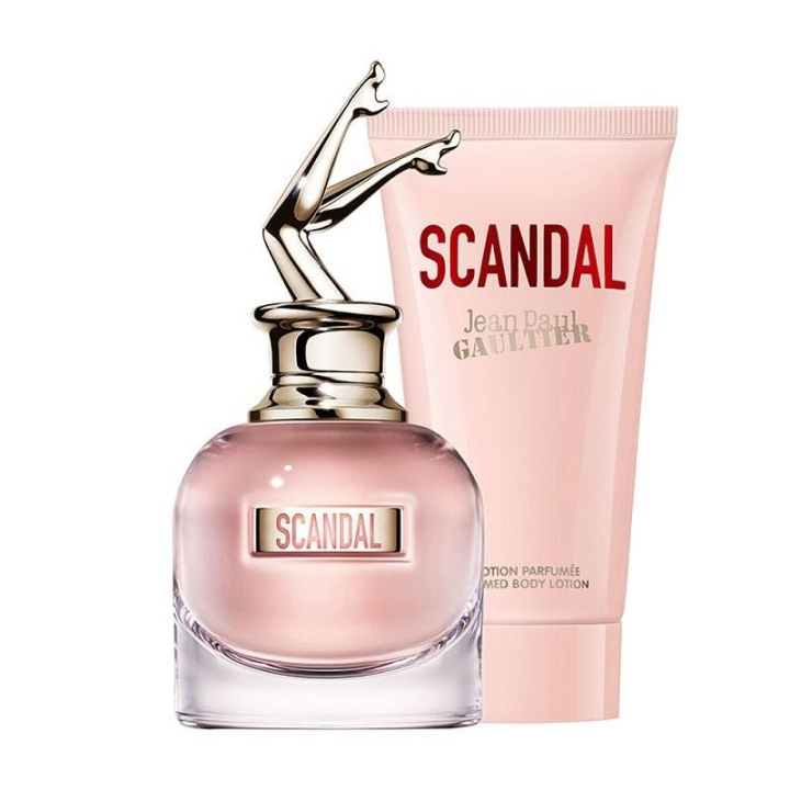 Giftset Jean Paul Gaultier Scandal Edp 50ml + Body Lotion 75ml i gruppen SKÖNHET & HÄLSA / Presentkit / Presentkit För Henne hos TP E-commerce Nordic AB (C03349)