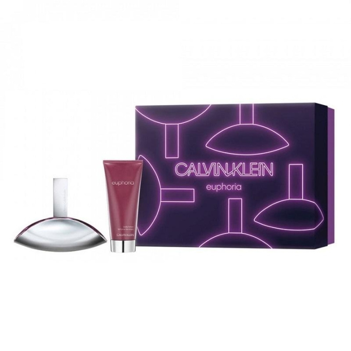 Calvin Klein Giftset Calvin Klein Euphoria Edp 100ml + Body lotion 100ml i gruppen SKÖNHET & HÄLSA / Presentkit / Presentkit För Henne hos TP E-commerce Nordic AB (C03353)