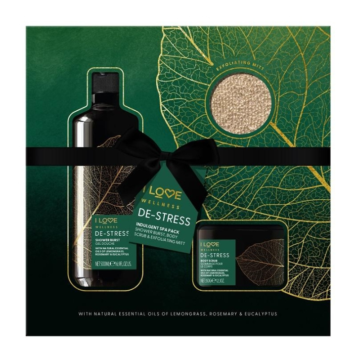 I Love... Giftset I Love Wellness De-stress Indulgent Spa Pack i gruppen SKÖNHET & HÄLSA / Presentkit / Presentkit För Henne hos TP E-commerce Nordic AB (C03358)