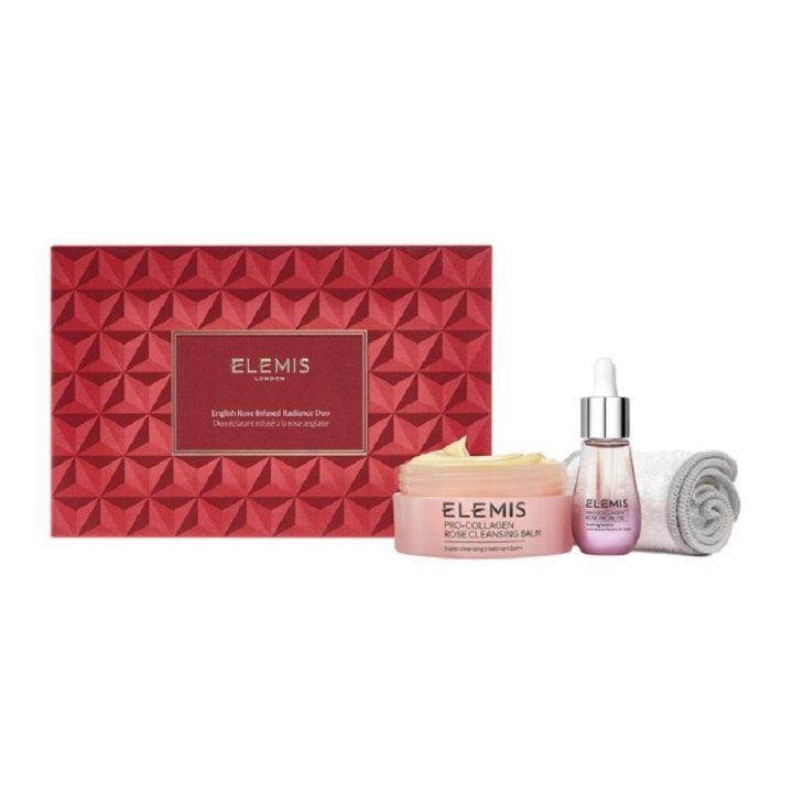 Elemis Giftset Elemis English Rose Infused Radiance Duo i gruppen SKÖNHET & HÄLSA / Presentkit / Presentkit För Henne hos TP E-commerce Nordic AB (C03362)