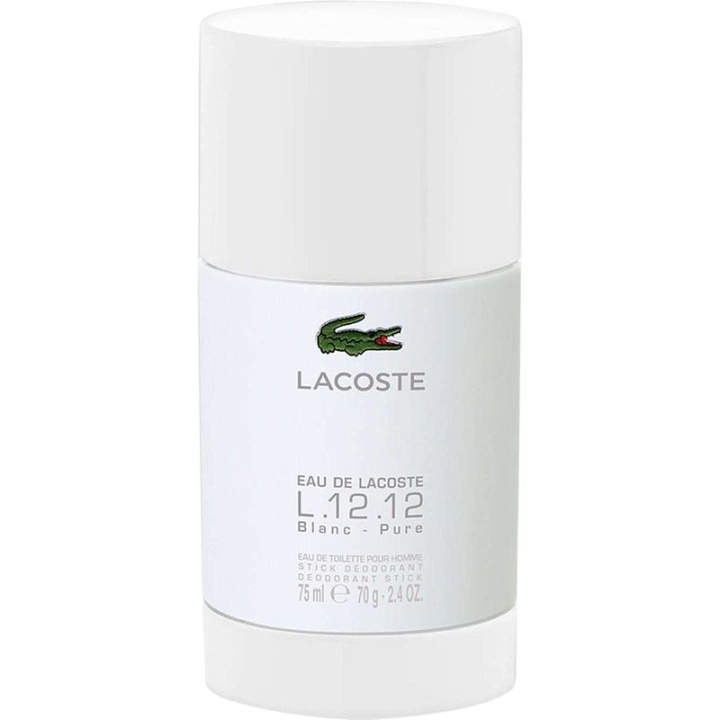 Lacoste Eau De Lacoste L.12.12 Blanc Deostick 75ml i gruppen SKÖNHET & HÄLSA / Doft & Parfym / Deodorant / Deo för honom hos TP E-commerce Nordic AB (C03522)