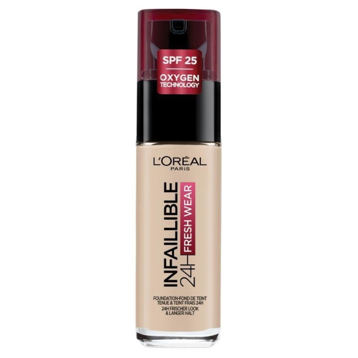 L\'Oreal LOréal Paris Infallible 24H Fresh Wear 015 Porcelain 30ml i gruppen SKÖNHET & HÄLSA / Makeup / Basmakeup / Foundation hos TP E-commerce Nordic AB (C03536)