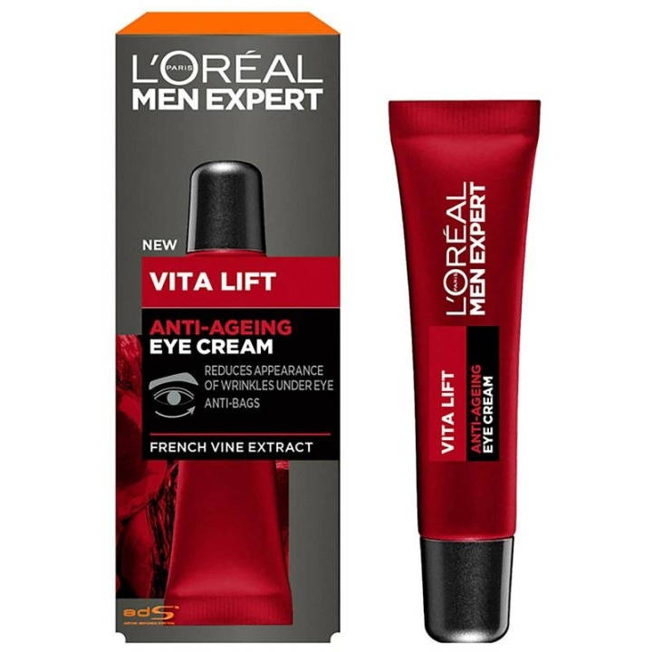L\'Oreal Paris Men Expert Vita Lift Anti-Ageing Eye Cream 15ml i gruppen SKÖNHET & HÄLSA / Hudvård / Ansiktsvård / Anti age hos TP E-commerce Nordic AB (C03605)