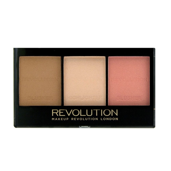 Makeup Revolution Ultra Sculpt & Contour Kit - Ultra Fair C01 i gruppen SKÖNHET & HÄLSA / Makeup / Basmakeup / Rouge / Bronzer hos TP E-commerce Nordic AB (C03645)